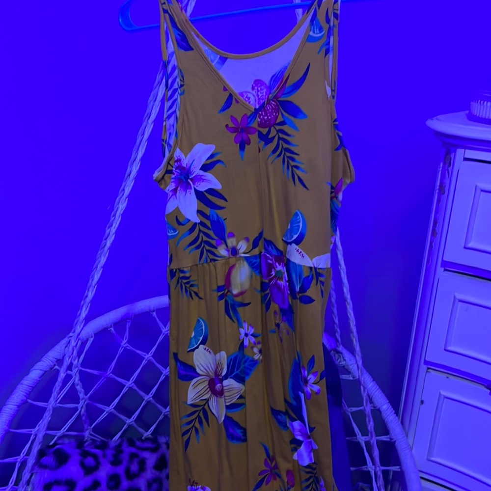 tropical dress